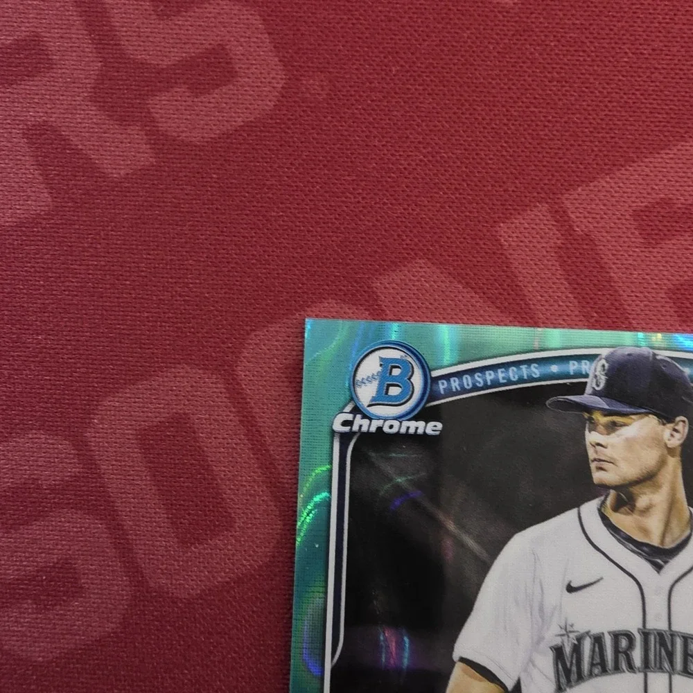 2025 Bowman Draft Kade Anderson Chrome Auto Aqua Lava Refractor 1st 52/199
